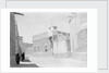 Street and mosque, Kuwait by Alan Villiers