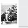Hauling the 'Triumph of Righteousness' ashore by Alan Villiers