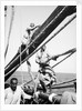 Kuwaiti sailors about their tasks on the 'Triumph of Righteousness' by Alan Villiers