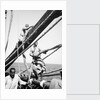 Kuwaiti sailors about their tasks on the 'Triumph of Righteousness' by Alan Villiers