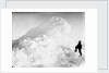 Captain Worsley standing by a large pressure ridge, Weddell Sea, Antarctica by unknown