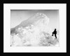Captain Worsley standing by a large pressure ridge, Weddell Sea, Antarctica by unknown