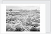 A very distant broadside view of 'Endurance' (1912) beset in ice, Weddell Sea, Antarctica by unknown