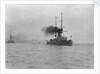 Battleship HMS 'Dominion' (1903) at anchor at Spithead by unknown