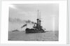 Battleship HMS 'Superb' (1907) at anchor at Spithead, with awning rigged aft by unknown