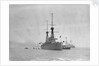 Battleship HMS 'Invincible' (1907) at anchor at Spithead by unknown