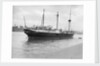 Training ship HMS 'Buzzard' (1887, RNVR) moored at the Embankment, London by unknown