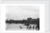 Looking west from London's Victoria Embankment, 1909 by Unknown