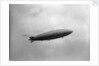 Photograph of rigid airship 'R101' (1929) in flight over Hendon by unknown