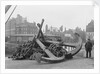 Two anchors and cable from the 'Preussen' (Ge, 1902)  on the quayside at Dover by unknown