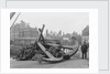 Two anchors and cable from the 'Preussen' (Ge, 1902)  on the quayside at Dover by unknown