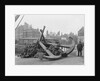 Two anchors and cable from the 'Preussen' (Ge, 1902)  on the quayside at Dover by unknown