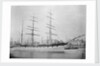 Three masted barque 'Scottish Wizard' (Br, 1881) by unknown