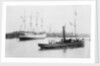 'Alexandre' (Fr, 1902) taking the water at her launch by Unknown