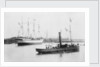 'Alexandre' (Fr, 1902) taking the water at her launch by Unknown