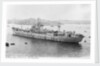 Photograph of the maintenance ship for aircraft components HMS 'Holm Sound' (1944) moored in Grand Harbour, Malta on 12th April 1946. Port side view just aft of the broadside. by unknown
