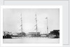 3 masted barque 'Blackadder' (No, 1870), at quayside by unknown