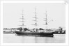 3 masted ship 'Blackadder' (Br, 1870), J Willis & Son, at moorings in Brisbane, Australia by unknown