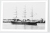 3 masted ship 'Blackadder' (Br, 1870), J Willis & Son, at moorings in Brisbane, Australia by unknown