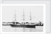 3 masted ship 'Blackadder' (Br, 1870), J Willis & Son, at moorings in Brisbane, Australia by unknown