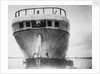 'City of Adelaide' (1864) hospital hulk at anchor in Southampton, England: close up of stern by unknown