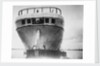 'City of Adelaide' (1864) hospital hulk at anchor in Southampton, England: close up of stern by unknown