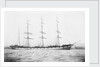 4 masted barque 'Conishead' (Br, 1892), Bourke & Huntrods, at anchor by unknown