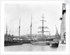 'Frideborg' (Fi, 1866) in Regent's Canal Dock, amongst lighters by unknown