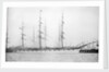 The 'Harbinger' (Br, 1876) at quayside by unknown