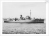 Flower-class corvette, HMS 'Lavender', off Aberdeen Beach by unknown