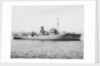 Flower-class corvette, HMS 'Lavender', off Aberdeen Beach by unknown