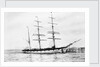 Photograph of the 3 masted barque 'Lanarkshire' (1873)  at quayside by unknown