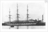 A three masted ship 'Loch Etive' (Br, 1877) at quayside by unknown