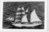'Massimo Padre' (Br, 1905), under sail off Malta by unknown