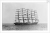 Photograph of 'Preussen' (1902) under sail by Alan Villiers