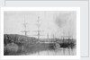 3 masted barque 'Queen of the East' (1853) at Moss by unknown