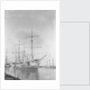 'Tijuca' (Fr, 1892) at moorings at Buenos Aires with a temporary rig by Unknown