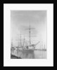 'Tijuca' (Fr, 1892) at moorings at Buenos Aires with a temporary rig by Unknown