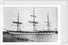 'Toxteth' (Br, 1887) at anchor by unknown