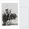 Goat mascot on board the HMS 'Irresistible' (1898) in Malta by unknown