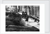 'Medway', 4 masted barque, heavy sea sweeping across deck by unknown