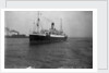 Cargo liner 'Baltara' (Br, 1909) ex 'Suntemple' and ex 'Berbice', United Baltic Corp Ltd, at anchor by unknown