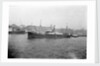'Dunstanburgh' (Br, 1912) general cargo, short sea, at moorings in the Thames by Unknown