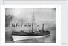 Steam barge 'Iron Duke' (1857), under way on the river Avon by Anonymous