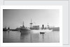 General cargo 'Queen Anne' (Br, 1943) ex 'Kelmscott', in Cape Town harbour by unknown