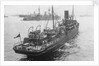 HMS 'Redbreast' (1908) under way in a crowded anchorage in the Eastern Mediterranean by unknown