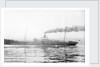 Passenger / cargo liner 'Bavarian' (1899) under way by Unknown