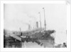'Lake Champlain' (Br, 1900), at quayside, Liverpool landing stage by unknown