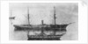 'Rhone' (Br, 1865), passenger/cargo liner, at anchor by unknown