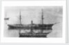 'Rhone' (Br, 1865), passenger/cargo liner, at anchor by unknown